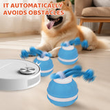 Interactive Cat Ball – LED Lights, Bird Sounds & Auto Obstacle Avoidance