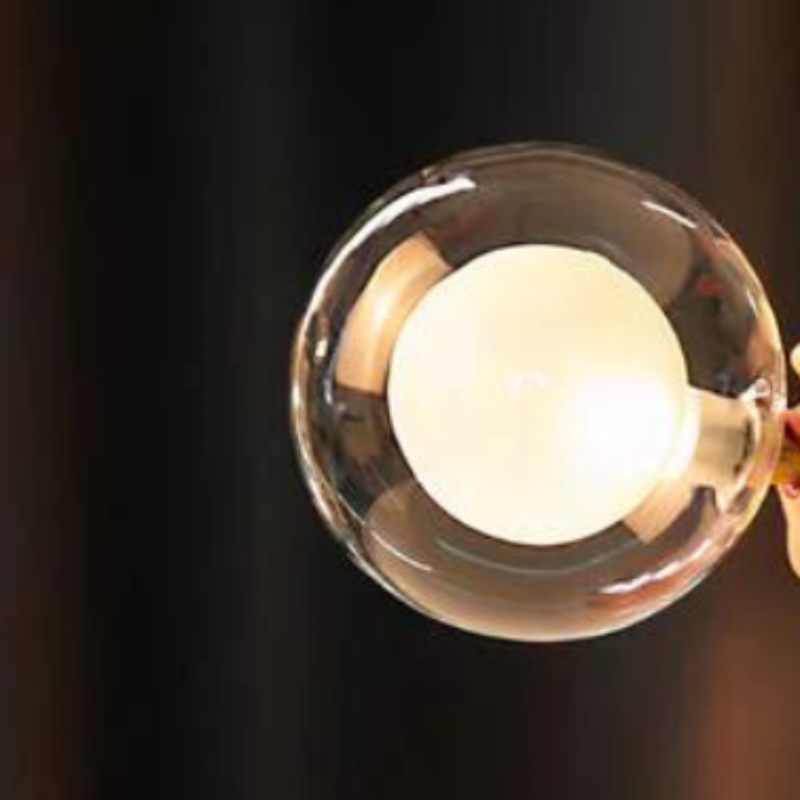 Soap Bubble Table Lamp – Hand-Blown Glass, E27 Socket & Sculptural Design