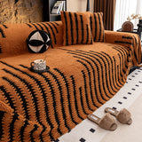 Plush Sofa Cover – Non-Slip Backing, Machine Washable & 5 Sizes in 9 Colors