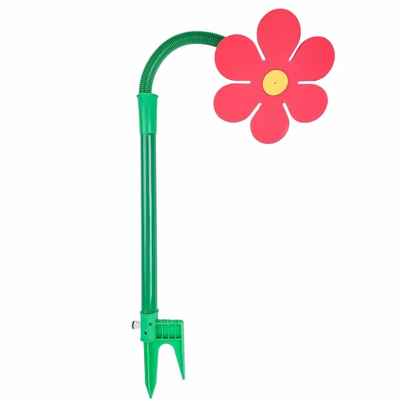 Rotating Daisy Lawn Sprinkler – 360° Coverage, Kid-Safe & Garden Hose Connect