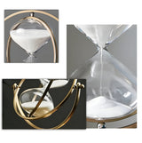 Kalsten | GracefulTime Clock – Luxury Hourglass with Elegant Gold Frame & Timeless Design