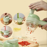 Enhanced Product Title: "4-in-1 Elektrischer Zerkleinerer mit USB-Ladefunktion – Multifunktionales Küchengerät für schnelles Zerkleinern, Hacken und Mixen" 

This optimized title includes relevant keywords and provides more context about the product's fun