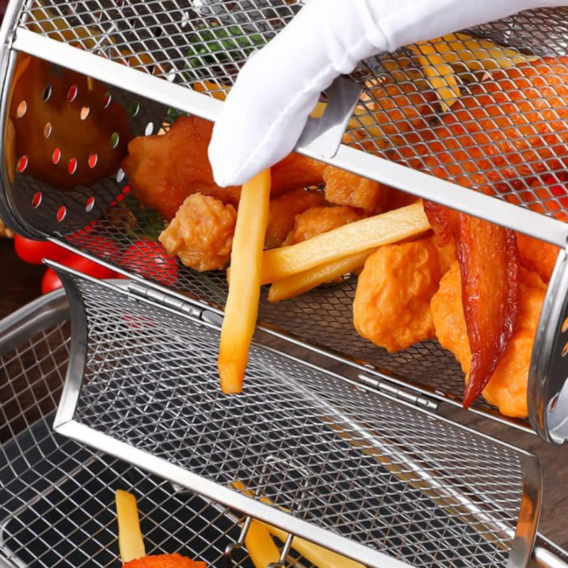 Optimized Product Title: "Heißluftfritteusen Rotisserie-Korb – Perfekte, Gleichmäßige Garung für Köstliche Ergebnisse" 

This title includes relevant keywords while emphasizing the product's benefits for better visibility and appeal in Google Shopping.