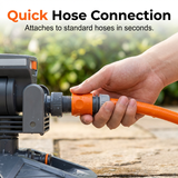 Oscillating Lawn Sprinkler – Adjustable Range, Weighted Base & Clog-Resistant Filter