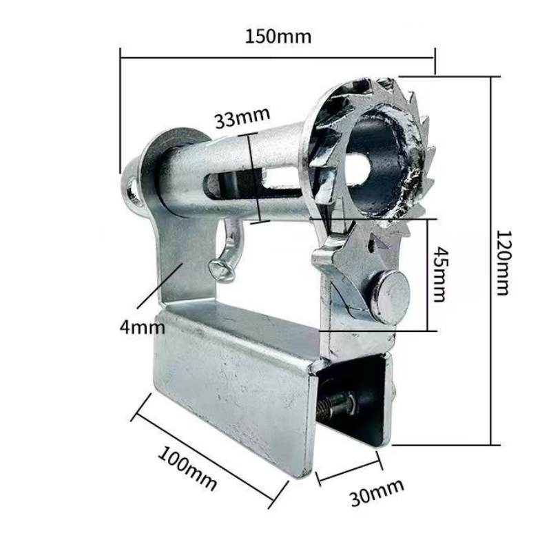 Universal Rope Clamp – Reinforced Steel, Screw-Mount & Cargo Securing for Trucks