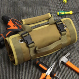 Roll-Up Tool Bag – Multiple Pockets, Removable Trays & Carry Handle