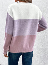 Anni Ombre Knit Sweater - Stylish Gradient Design for Women