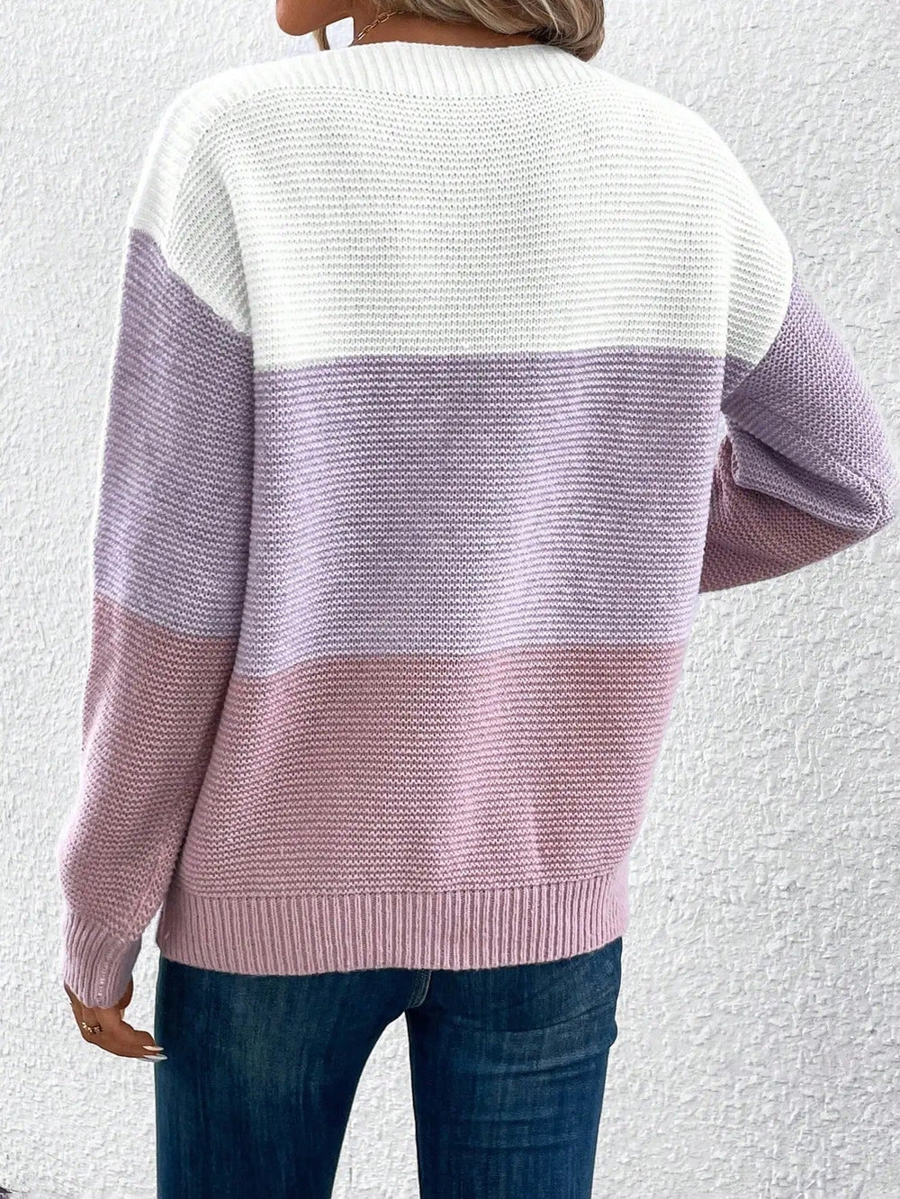 Jade™ Ombre Knit Sweater - Stylish Gradient Pullover for Women