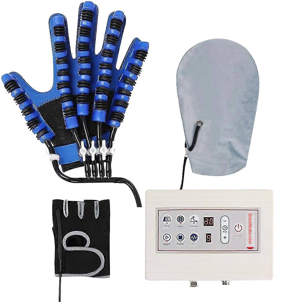 Hand Rehabilitation Trainer Glove – Pneumatic Finger Exercise, 5 Force Levels & 2400mAh Rechargeable
