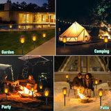 Solar Garden Torch Light – Flickering Flame Effect, IP65 & Dusk-to-Dawn