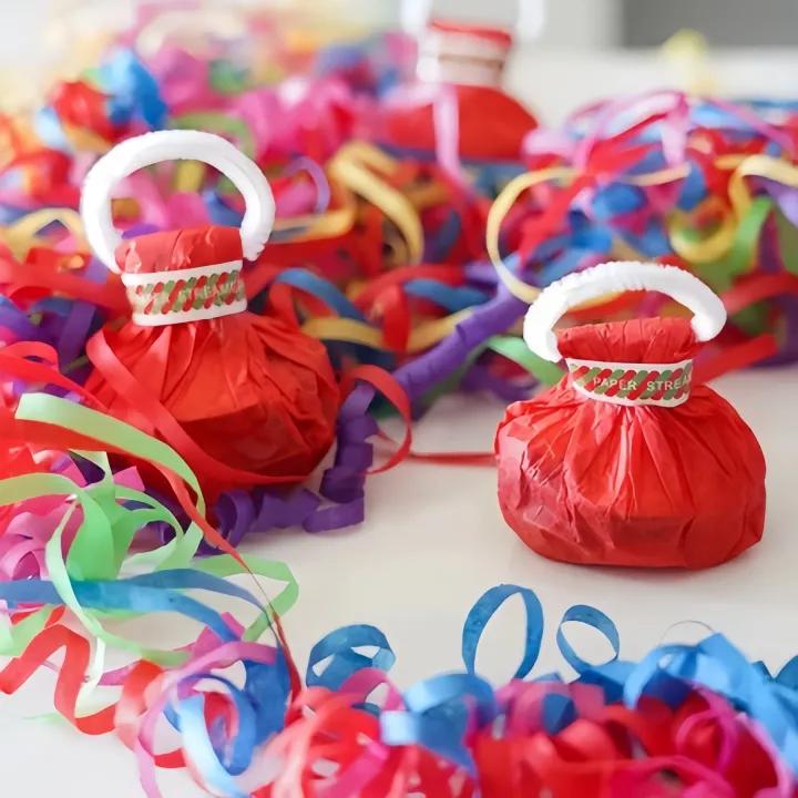Optimized Product Title: "Wurf-Streamer aus biologisch abbaubarem Papier – 10 Stück, Konfettifrei, umweltfreundlich für Feste und Feiern" 

This title includes relevant keywords while emphasizing eco-friendliness and the product's intended use.