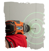 Laser Drill Guide – Universal Fit, Auto-Stop & Straight Hole Alignment