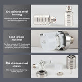 BowLift | 304 Stainless Steel Fully Automatic Mini Floating Ball Valve
