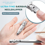 Foldable Nail Clipper – 420J2 Stainless Steel, Ultra-Thin 0.5cm & Keychain