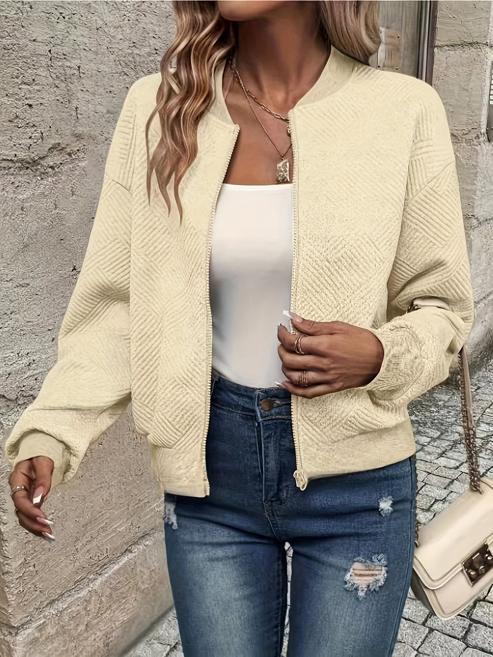 Enhanced Product Title: Isla™ Lightweight Zip-Up Jacket for Women - Stylish & Comfortable Outerwear

This optimized title includes relevant keywords and phrases that can improve visibility on Google Shopping while clearly describing the product.