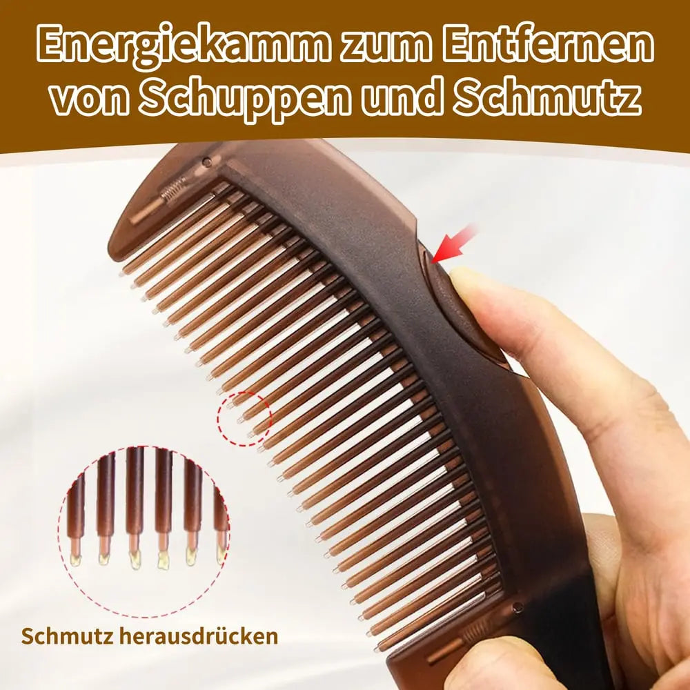 Scalp Massage Comb – Anti-Dandruff, Hollow Bristles & All Hair Types