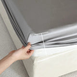 Mulberry Silk Fitted Sheet – Temperature-Regulating, Hypoallergenic & 3 Sizes