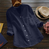 Isla – Women's Long-Sleeve Linen Shirt