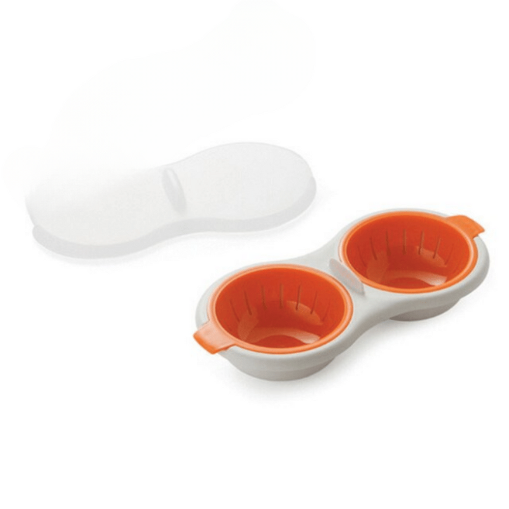 Microwave Egg Poacher – Food-Grade Silicone, 24×11.5cm & Dishwasher Safe
