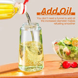 2-in-1 Glass Oil Sprayer – 470ml Spray & Pour, BPA-Free & Dishwasher Safe