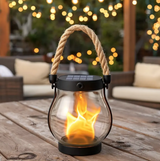 Fire Seed Solar Light – Flickering Flame Effect Garden Lantern