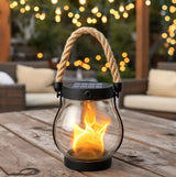 Enhanced Product Title: "Solar-Flammenlaterne mit Realistischem Flackereffekt – Energiesparende Gartenbeleuchtung für Außenbereiche" 

This title includes keywords that potential customers might search for while also providing a clear description of the p