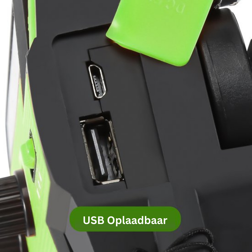 Emergency Radio – Solar, Hand Crank & USB, Power Bank with AM/FM & LED