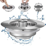 Upgrade 3-in-1 Kitchen Sink Drain Strainer | Kalsten