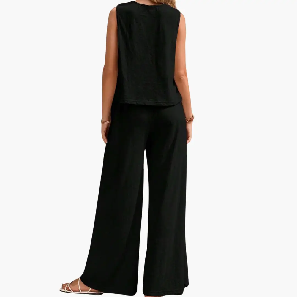 Women's Two-Piece Set – Comfortable Fit & Summer Casual Style