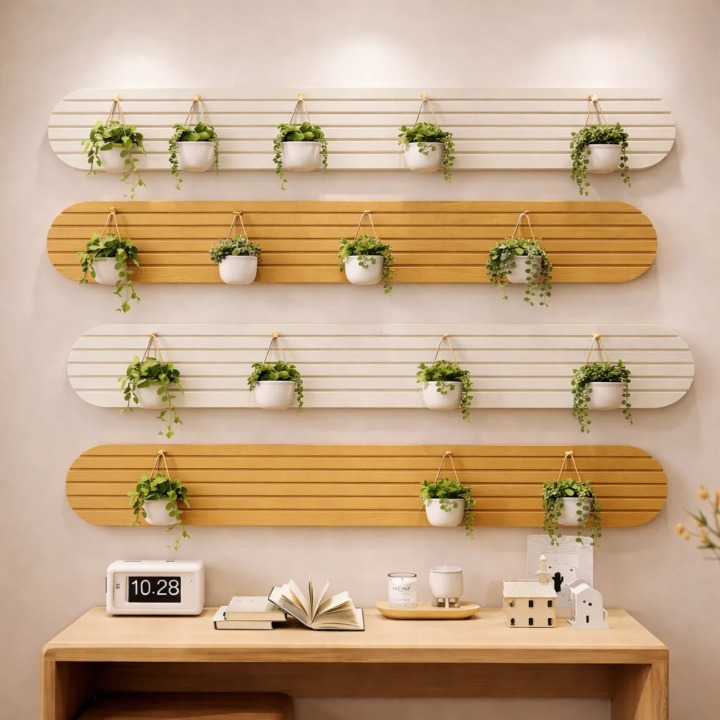 Self-Adhesive Bulletin Board Panels – Cork-Look, No-Drill, Reusable, with Pins