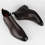 Lars – Classic Retro Leather Boots for Men