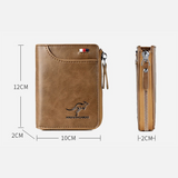 BowLift | WalletPro – Men’s Genuine Leather RFID Anti-Theft Wallet