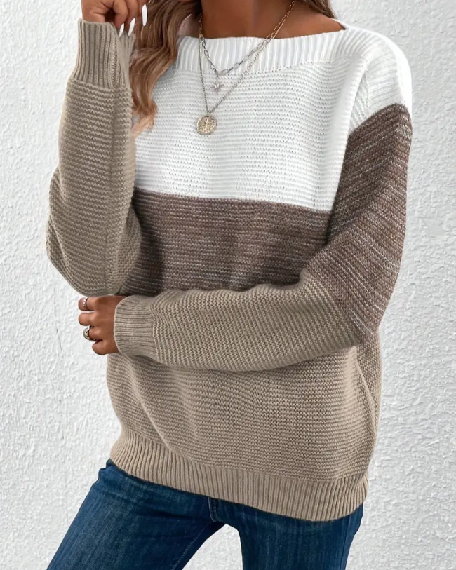 Enhanced Product Title: "Grace Women's Long Sleeve Pullover - Stylish & Comfortable Knit Sweater" 

This title includes relevant keywords and provides more detail about the product, which can help improve visibility and click-through rates on Google Shopp