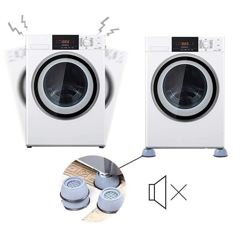 Anti-Vibration Washing Machine Pads – 4-Pack, Rubber & Non-Slip Shock Absorbers