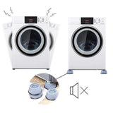 Anti-Vibration Washing Machine Pads – 4-Pack, Rubber & Non-Slip Shock Absorbers