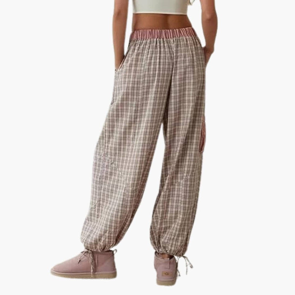 Women's Pajama Set – Button Top & Elastic Pants