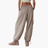 Women's Pajama Set – Button Top & Elastic Pants