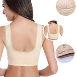BowLift | Front Cross-Side Buckle Lace Bra
