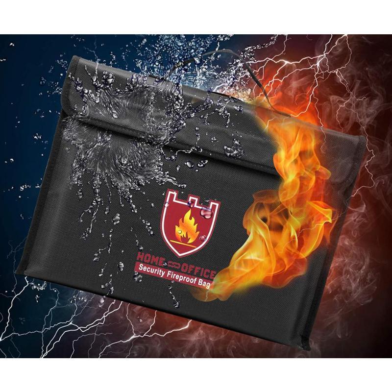 Fireproof Document Bag – Heat-Resistant to 1093°C, Waterproof, 38×28cm