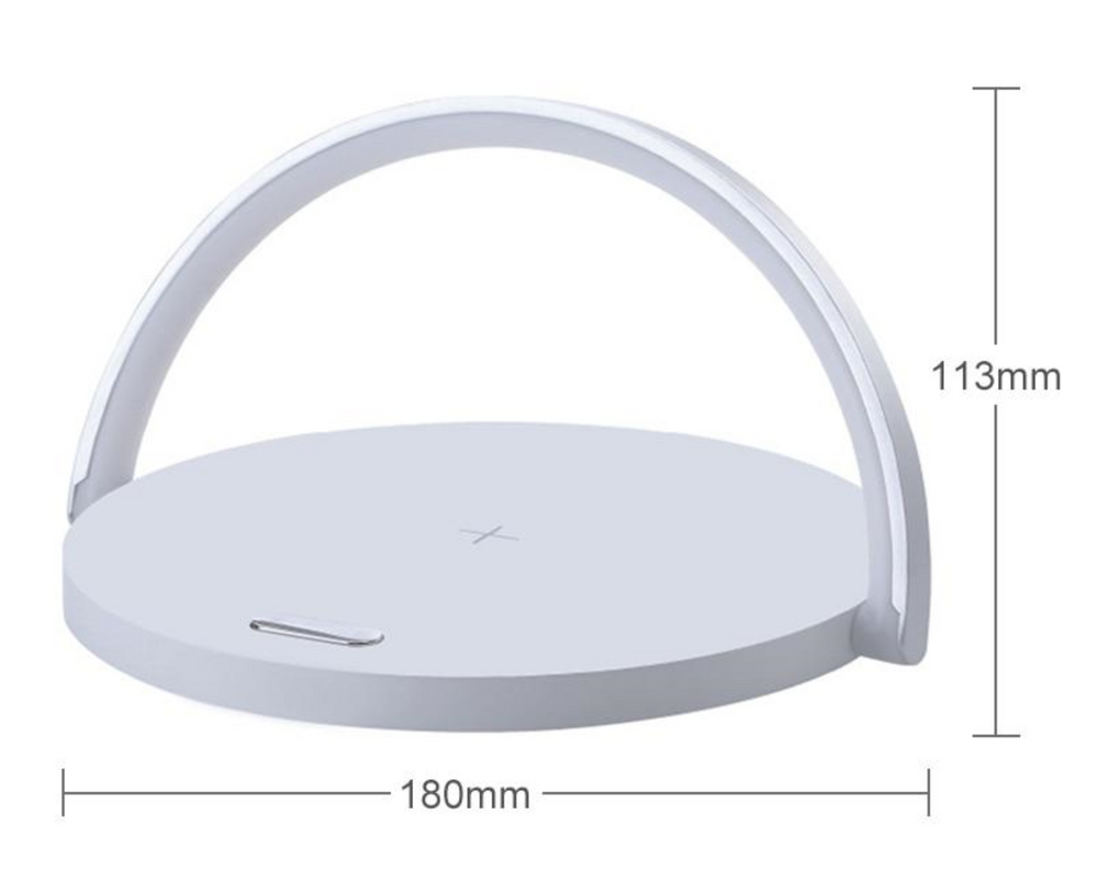 Enhanced Product Title: "Moderne LED-Nachttischlampe mit kabellosem Ladegerät – Stilvolle Tischlampe für Schlafzimmer & Nachttischbeleuchtung" 

This title includes relevant keywords while providing a clear description of the product's features and intend