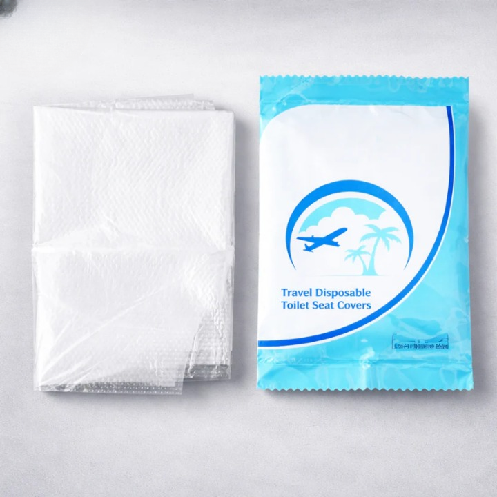 Disposable Toilet Seat Covers – 50-Pack, Biodegradable & Universal Fit