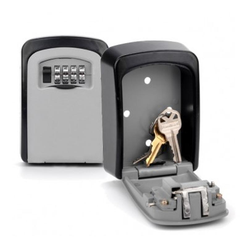 4-Digit Key Lock Box – Weatherproof Aluminium, Wall-Mounted & 5-Key Capacity
