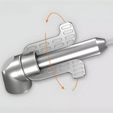 105° Right Angle Drill Adapter – 45-Steel, 6.35mm Hex Shank & Magnetic Bit Holder
