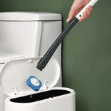 Disposable Toilet Brush – Replaceable Sponge Heads, 99.9% Bacteria Removal & Wall Mount Holder