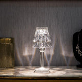 Crystal Table Lamp with Touch Control – LumeCrystal