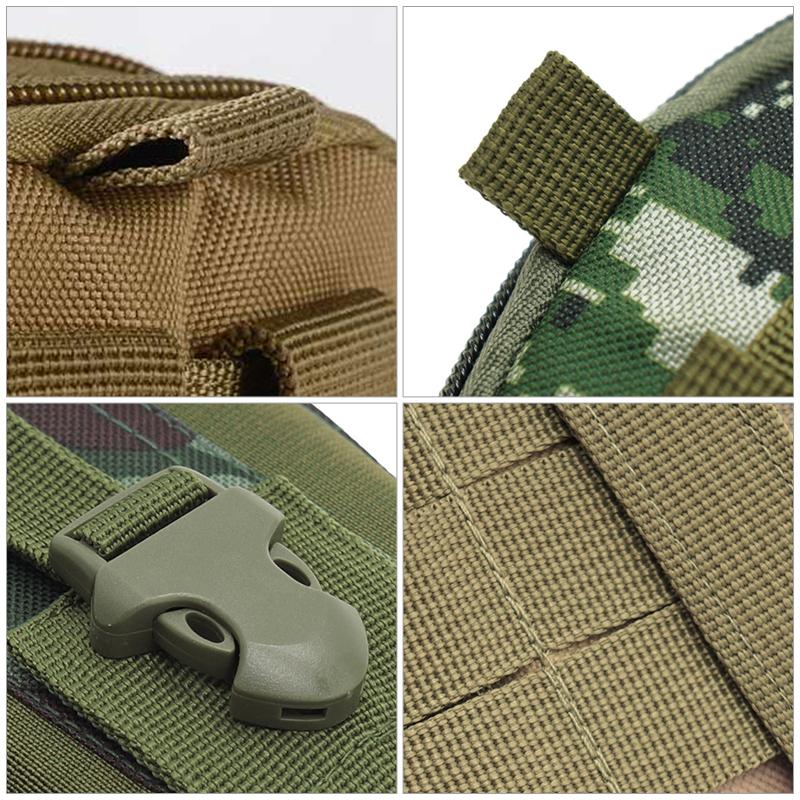 Tactical Waist Bag – Water-Resistant Nylon, MOLLE System & Belt Loop