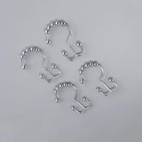Stainless Steel Shower Curtain Hooks (12 pieces) | Kalsten