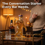 BowLift | Whiskey Decanter Funny Bigfoot Glass Bottle