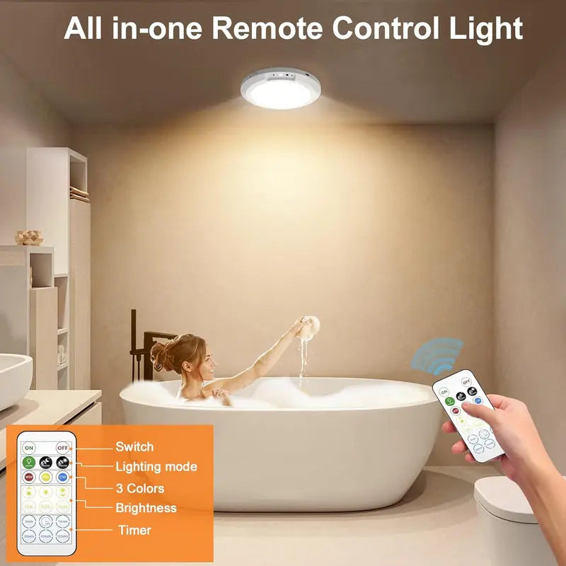 Motion Sensor LED Ceiling Light – Magnetic Mount, 5m Range & USB Rechargeable