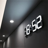 Kalsten | Modern 3D LED Wall Clock – Digital Eye‑Catching Display